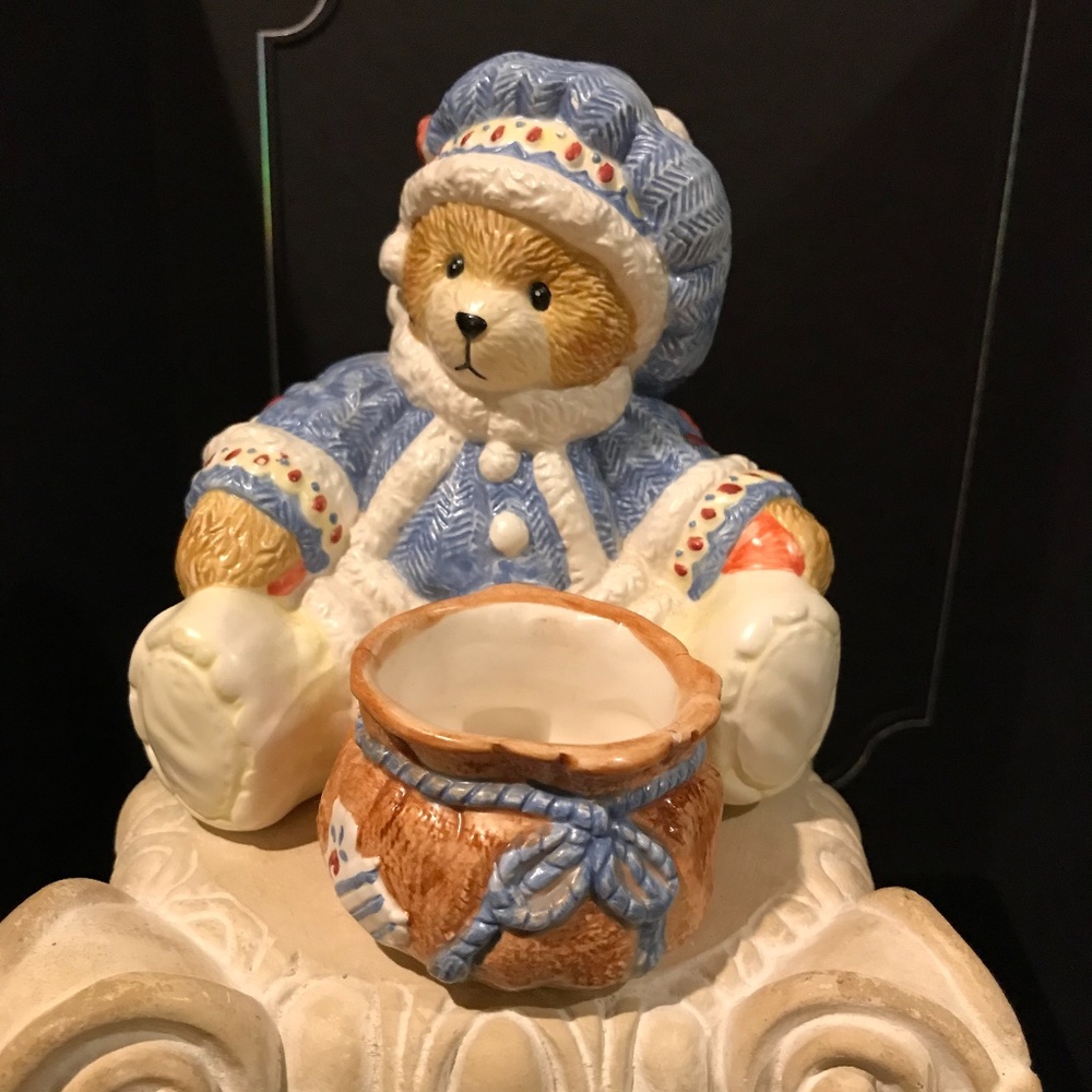 Cherished Teddies Bear Votive Candle Holder